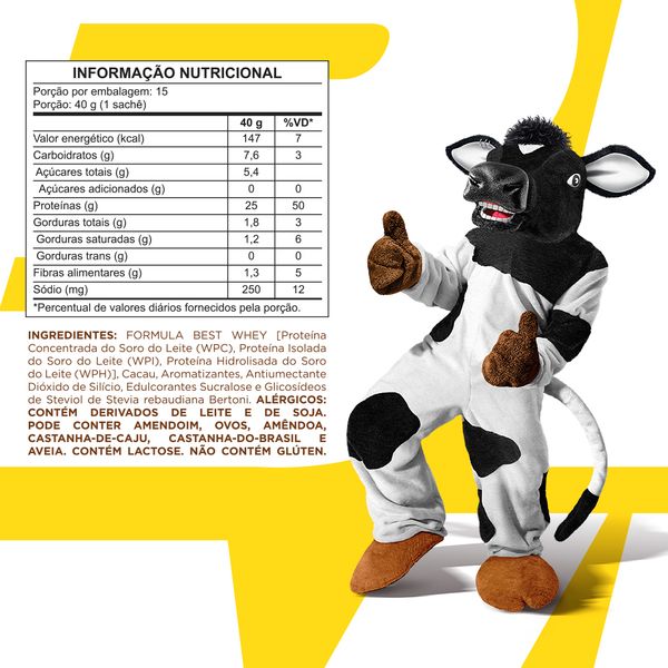 Display c/ 15 Best Whey Sachê 40g Toddy - Atlhetica