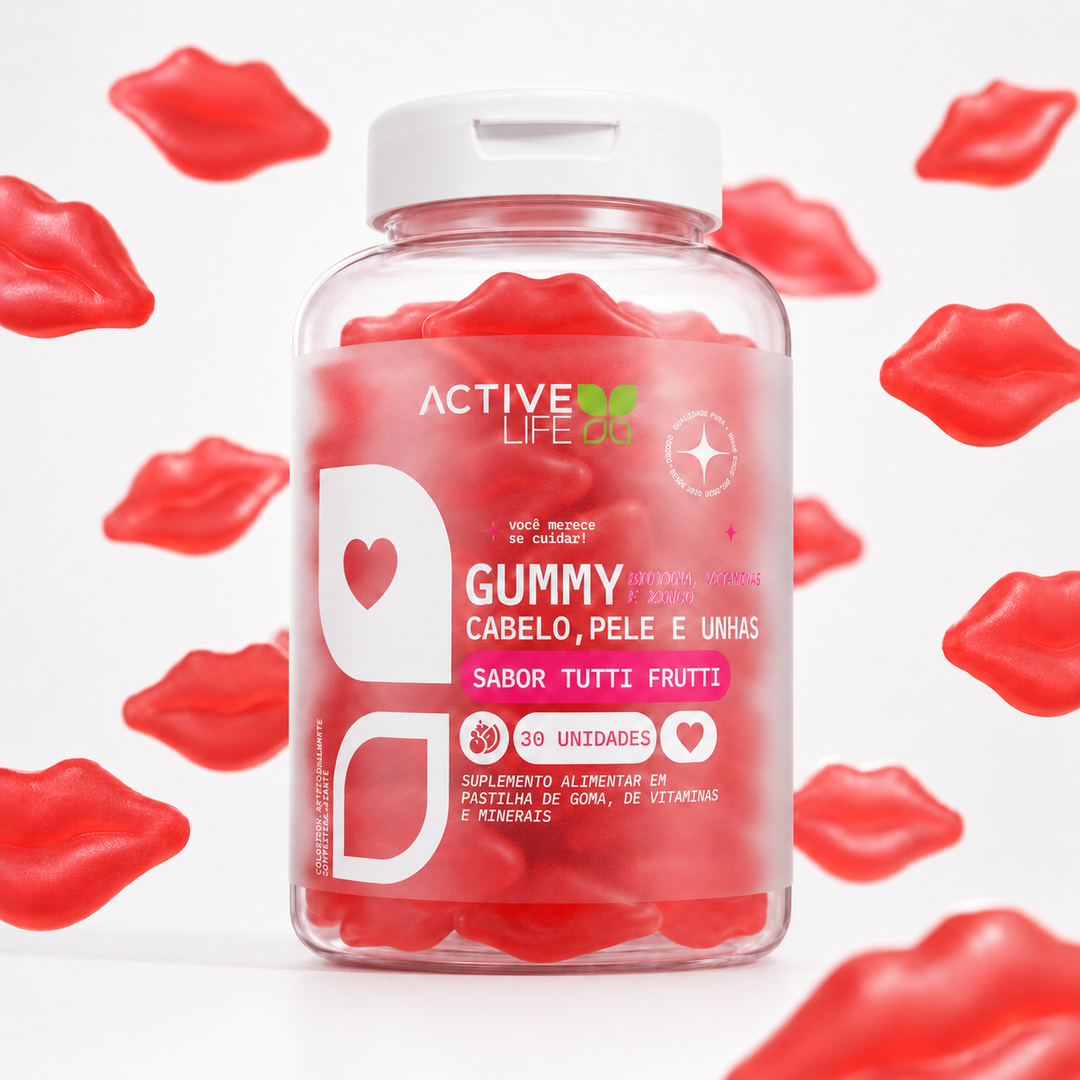 Gummy Cabelo, Pele e Unha 30 Gomas - Active Life