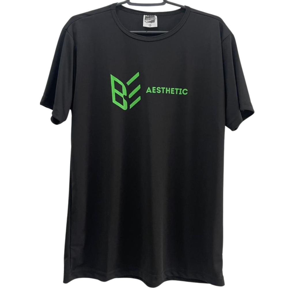 Camiseta Dry-Fit Preta V3 - Be Aesthetic