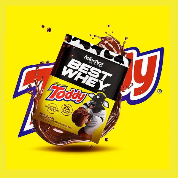Display c/ 15 Best Whey Sachê 40g Toddy - Atlhetica