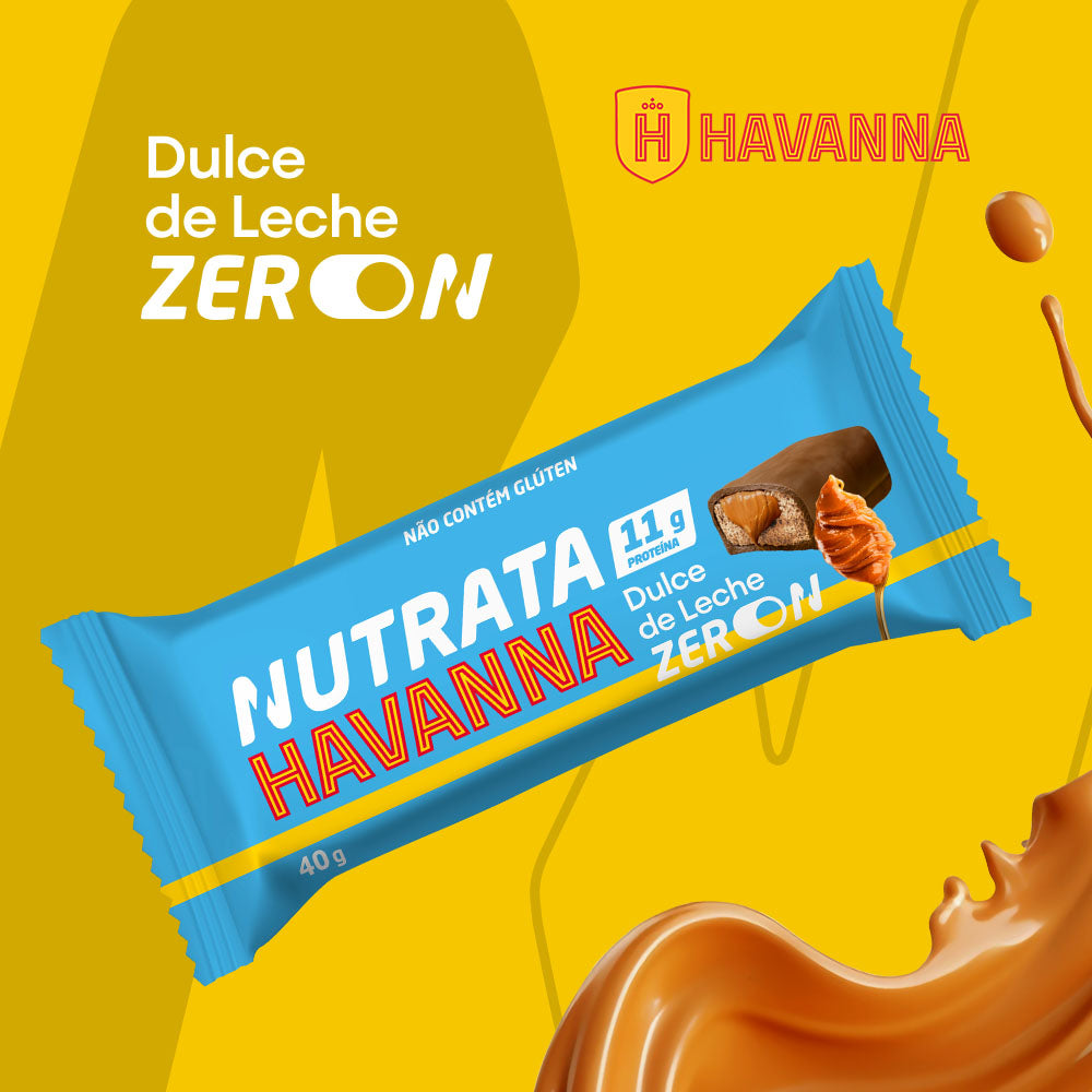 Display C/ 12 Barras Havanna ZERO ON Grego Bar 40g - Nutrata