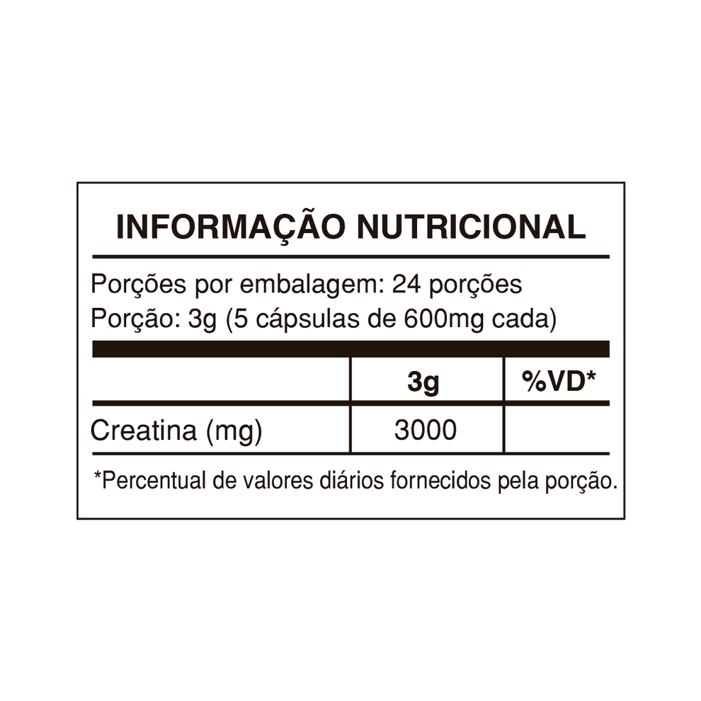 Creatina Monohidratada 120 Caps - Health Labs