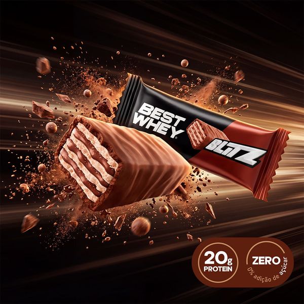 Display c/ 14 Best Whey Protein Blitz  7,5g - Atlhetica