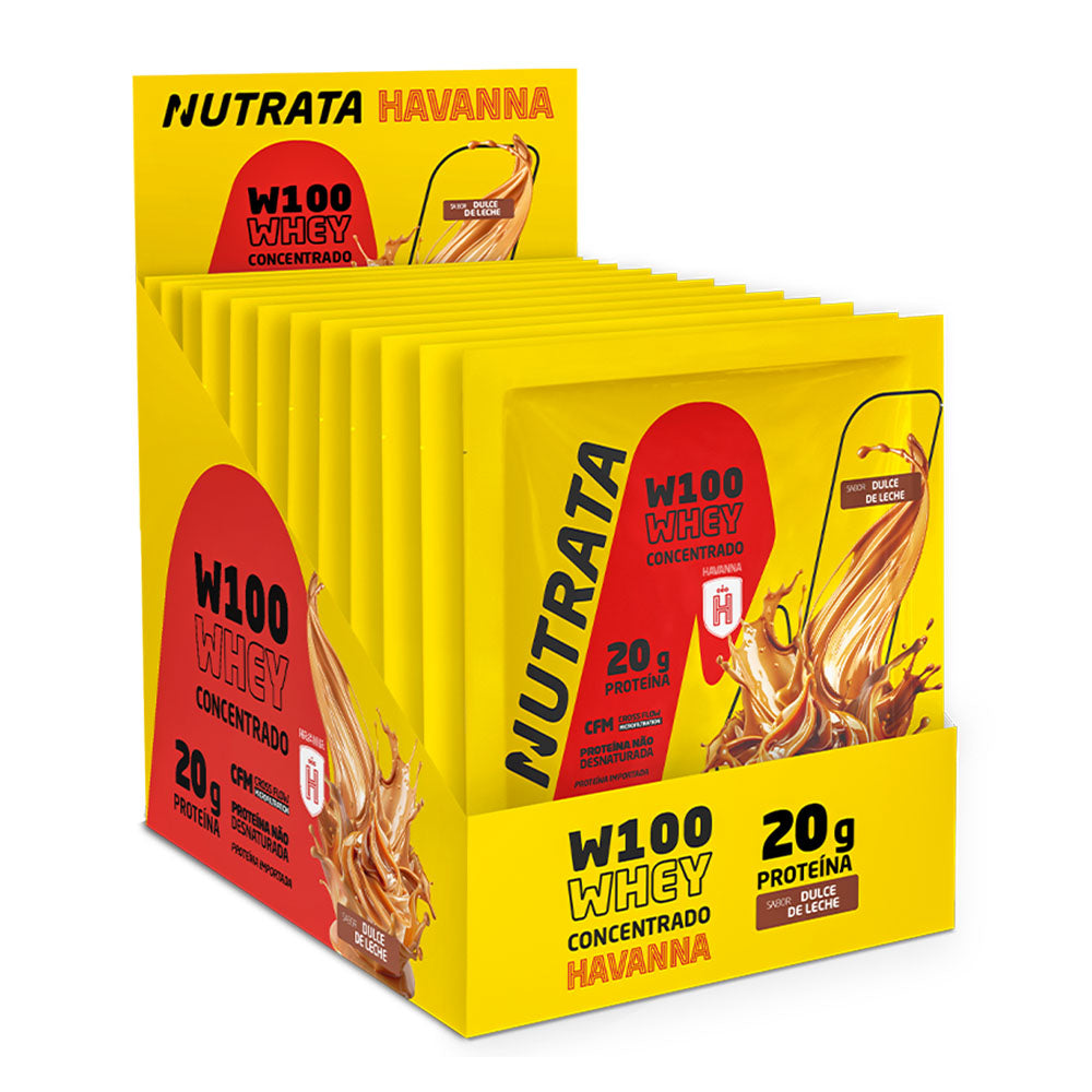 Sachê W100 Whey Doce de Leite Havanna 30g - Nutrata