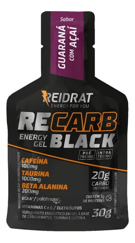 Energy Gel Black Sachê 30g - Reidrat