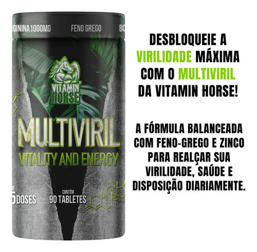 Multiviril Vitality And Energy 90 Caps - Vitamin Horse