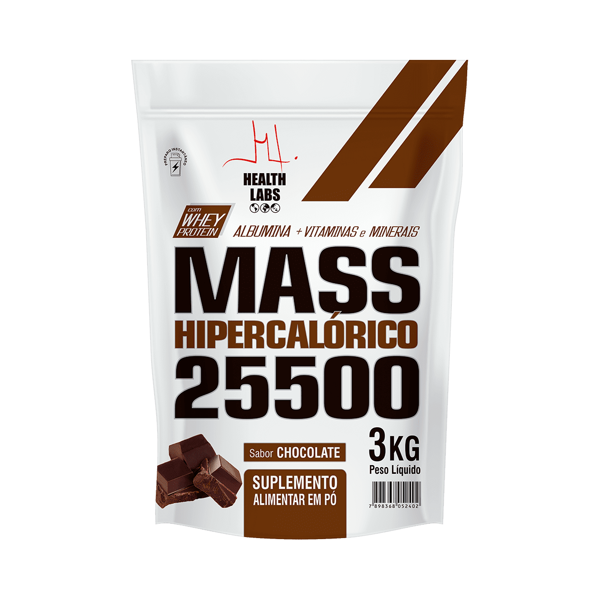 Hipercalórico Mass 25500 3kg - Health Labs