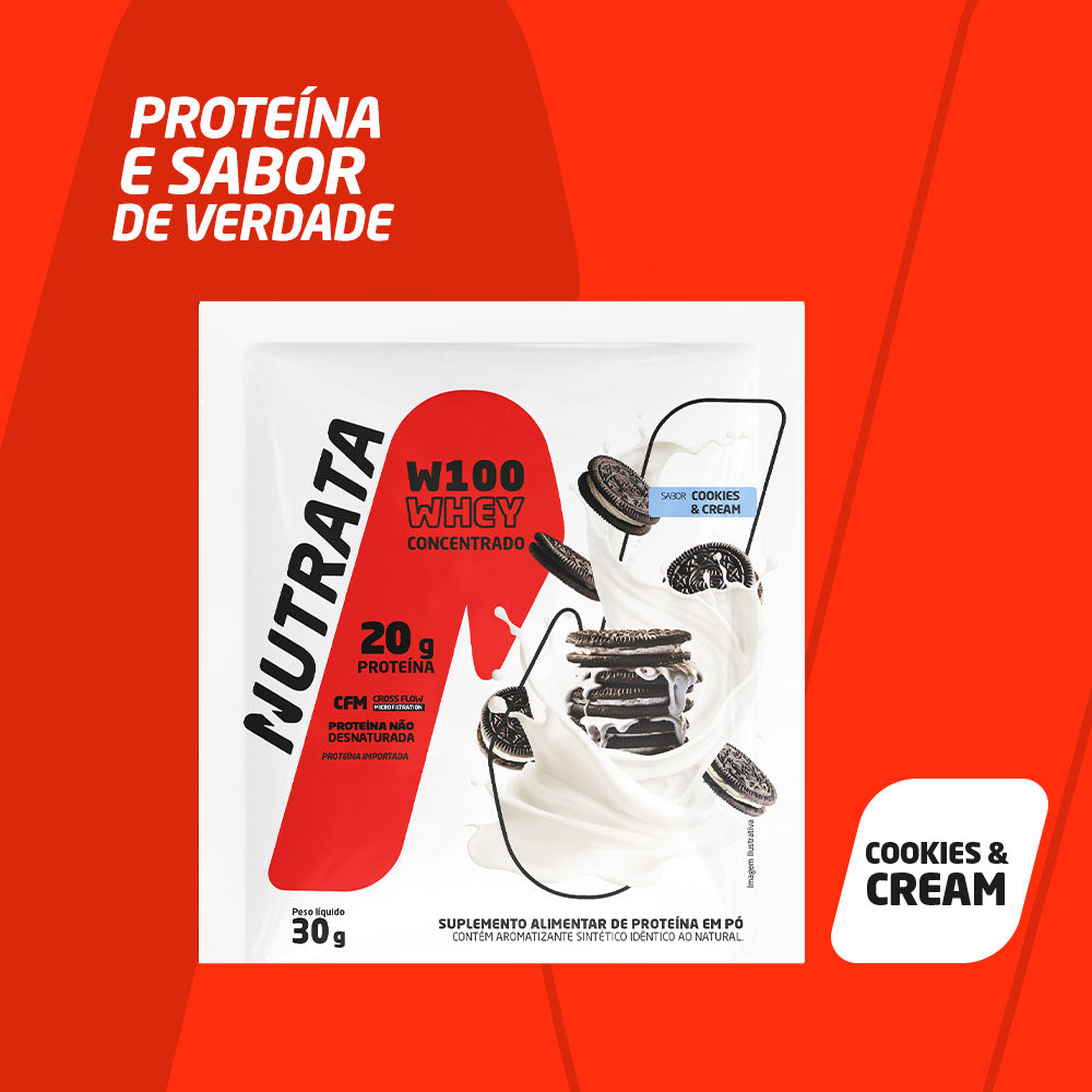 Sachê W100 Whey 30g - Nutrata