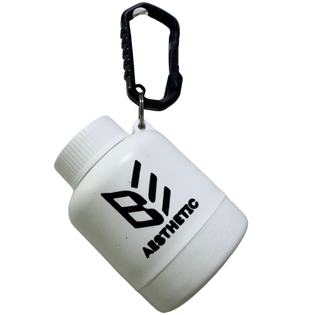 Chaveiro Porta Whey 50ml - Be Aesthetic