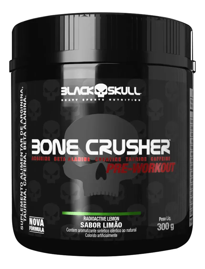 Bone Crusher Pré treino 300g - Black Skull