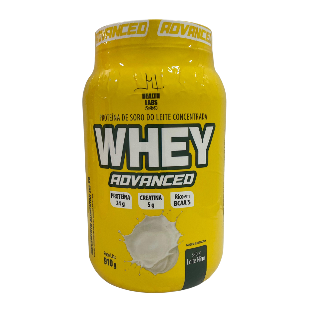 Whey Protein Advanced 24g Proteina 910g - Health Labs