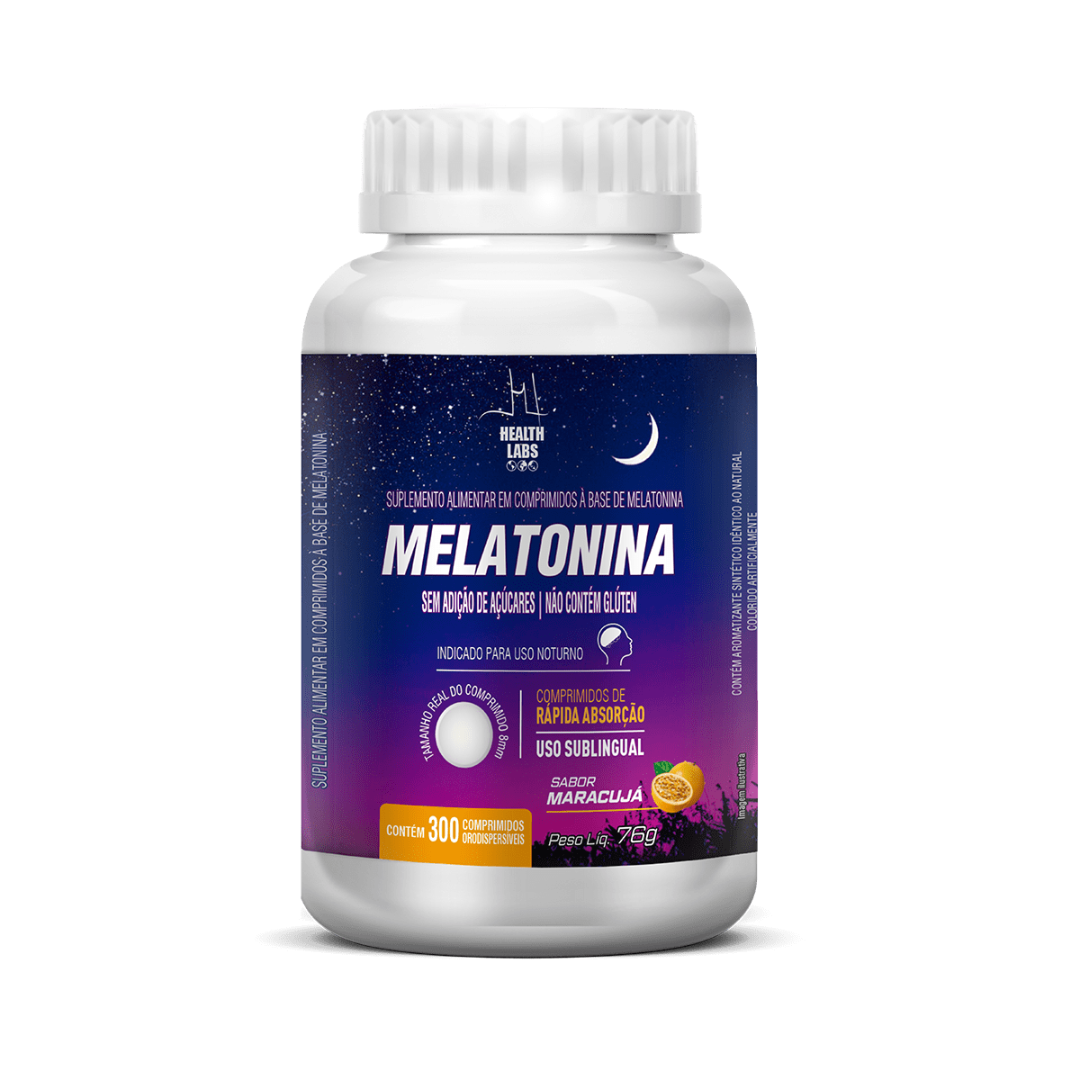 Melatonina 300 Comp. - Health Labs