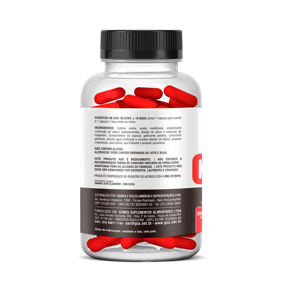 Cafeína 120 Caps - Health Labs