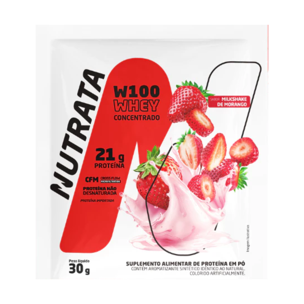 Sachê W100 Whey 30g - Nutrata