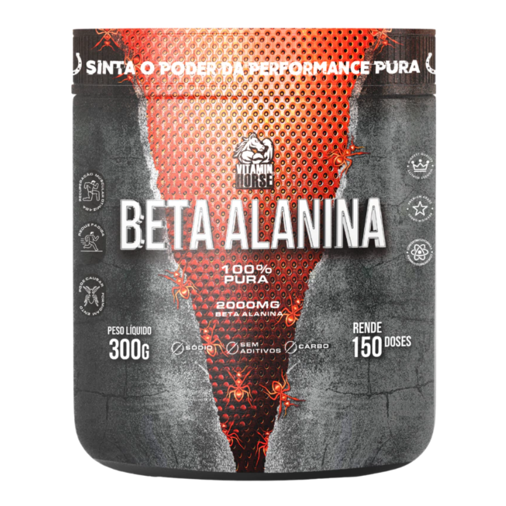 Beta Alanina 100% Pura 300g - Vitamin Horse