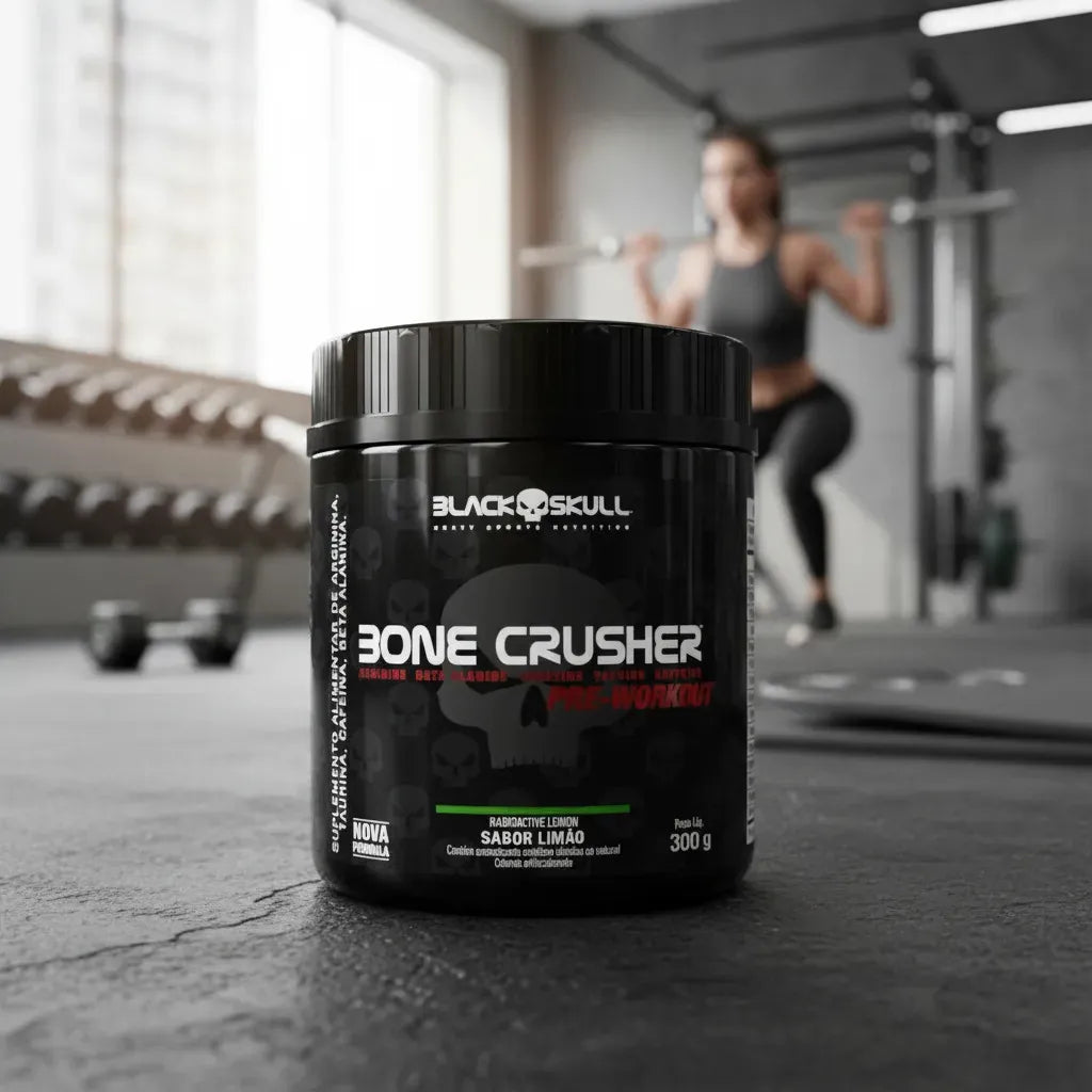 Bone Crusher Pré treino 300g - Black Skull