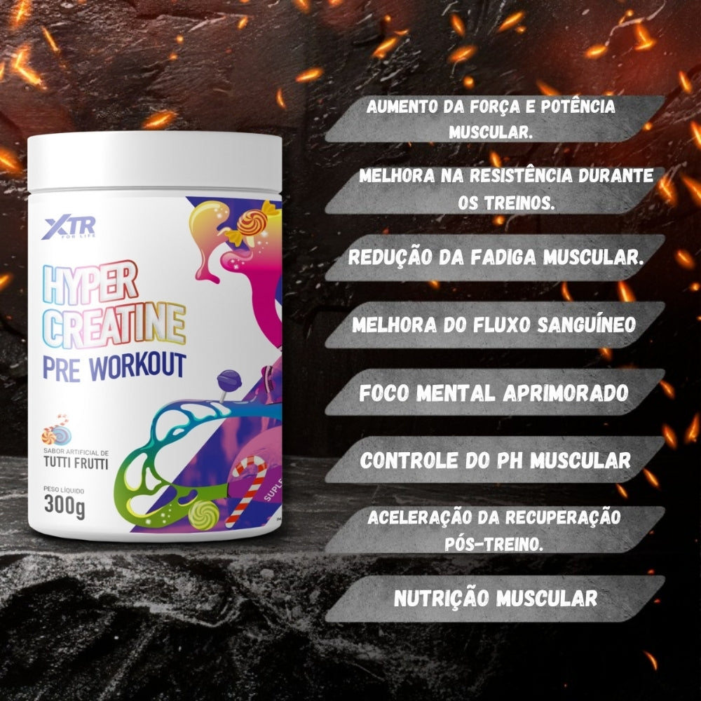 Hyper Creatine Pre Workout 300g - XTR