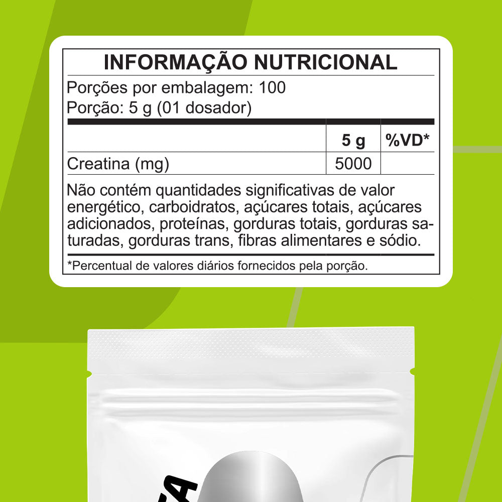 Creatina Creatin Up Refil 500g - Nutrata