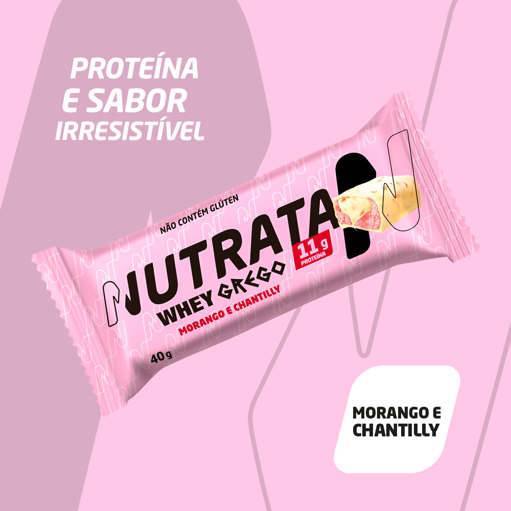 Whey Grego Bar 40g - Nutrata