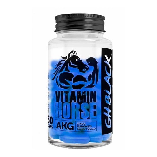 GH Black AKG 60 Caps - Vitamin Horse