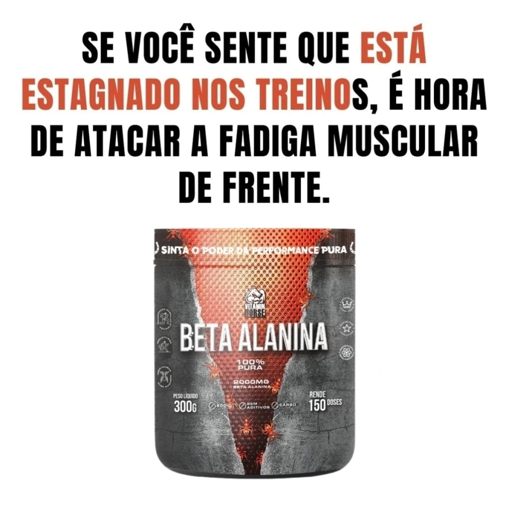 Beta Alanina 100% Pura 300g - Vitamin Horse