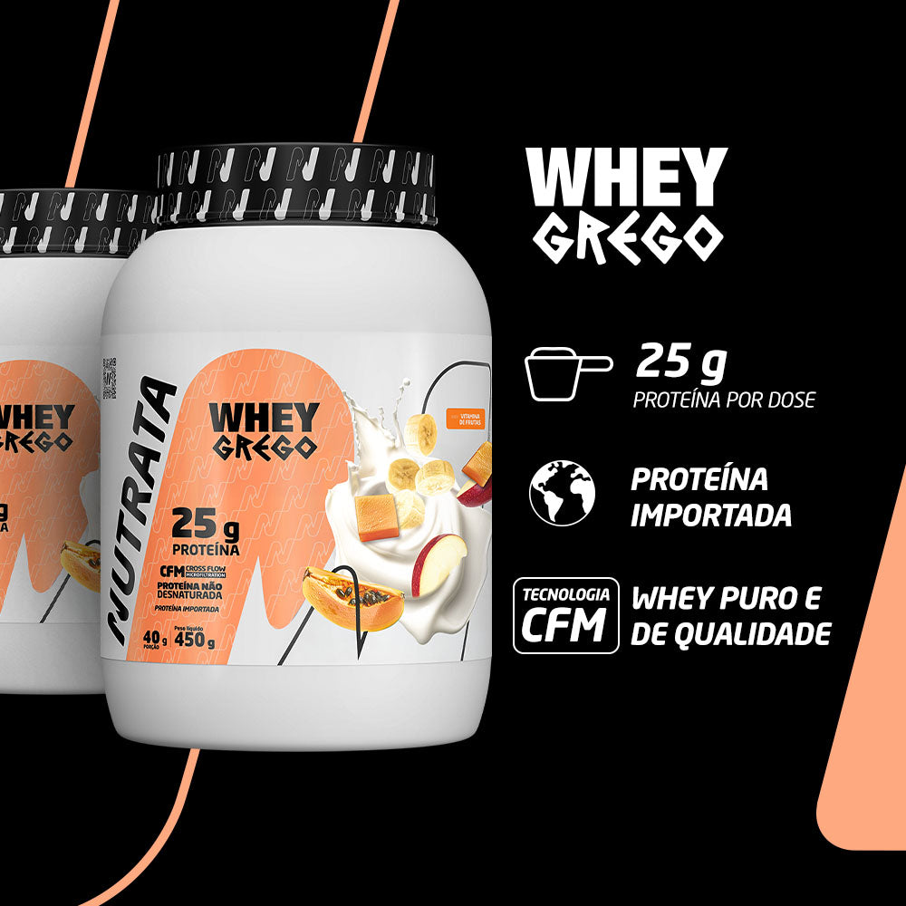 Whey Grego 450g - Nutrata