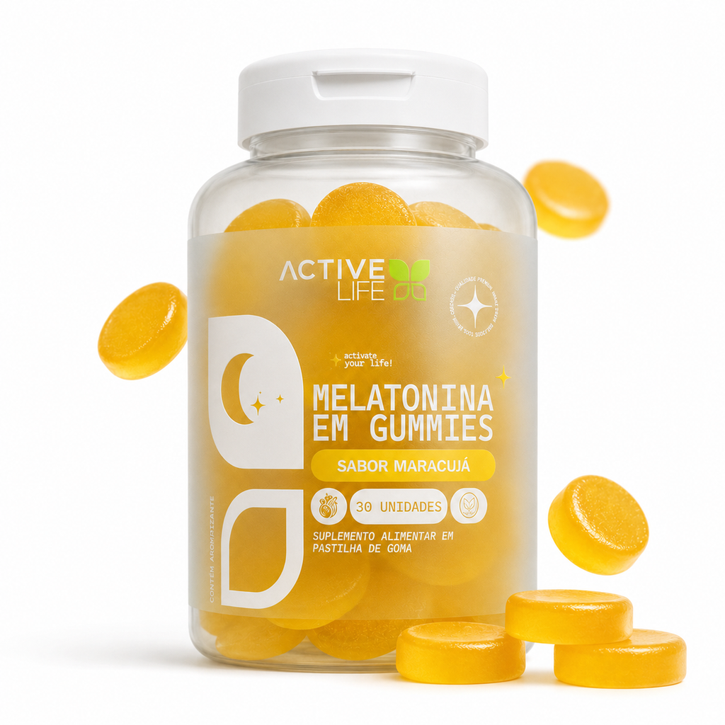 Gummy Melatonina 30 Gomas - Active Life