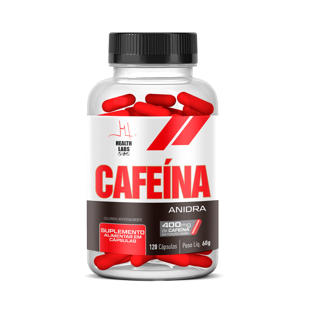Cafeína 120 Caps - Health Labs