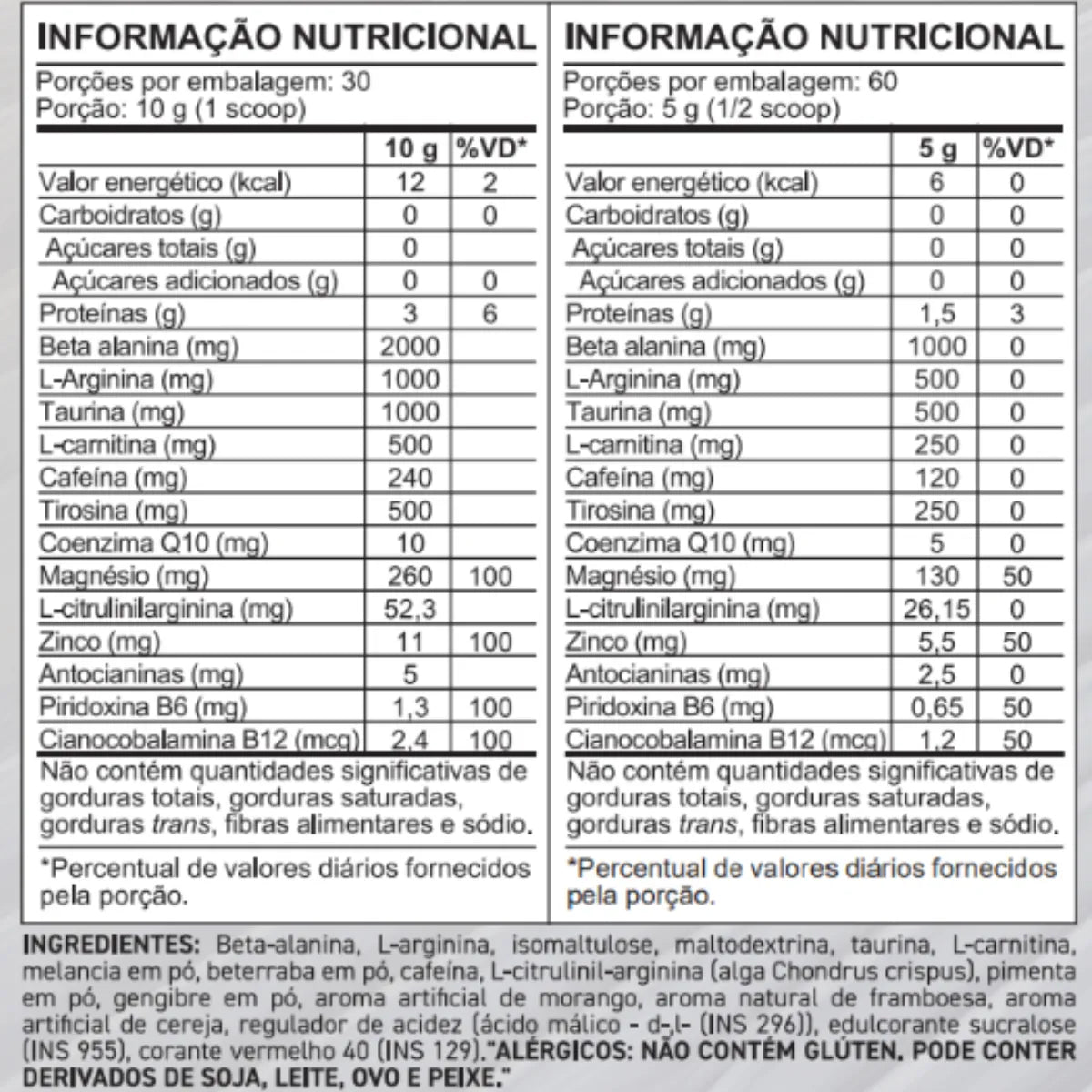 Hyper Intermitente Pre-Workout 300g - XTR