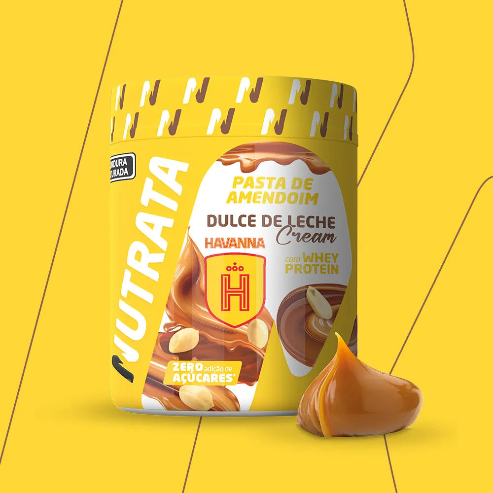 Pasta Amendoim Dulce de Leche Havanna 600g - Nutrata
