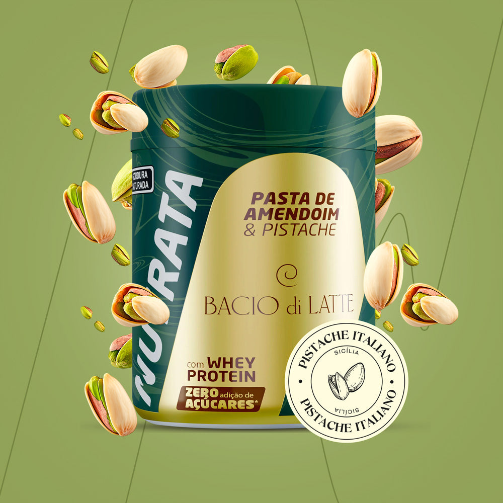 Pasta de Amendoim e Pistache 400g - Nutrata