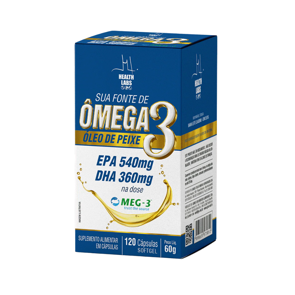 Omega 3 60 Caps 1000mg - Health Labs