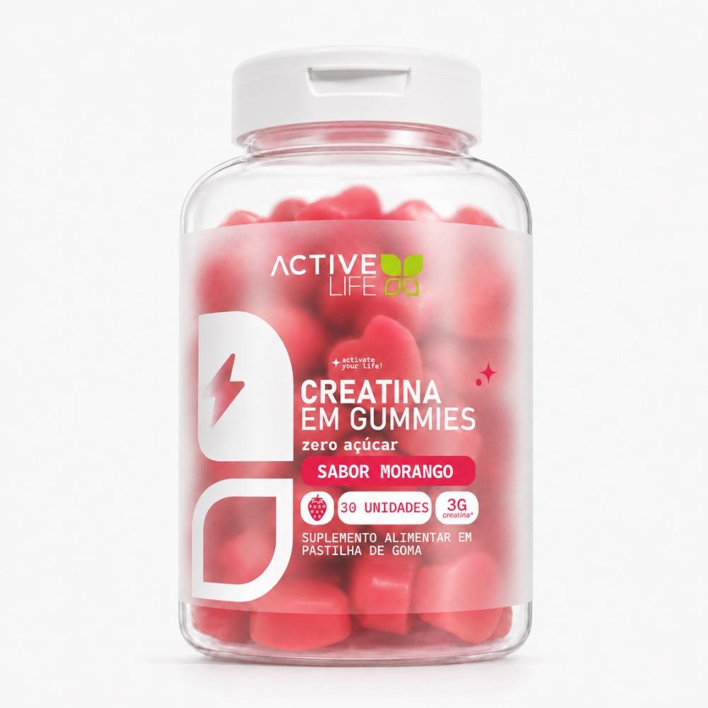 Gummy Creatina 30 Gomas - Active Life