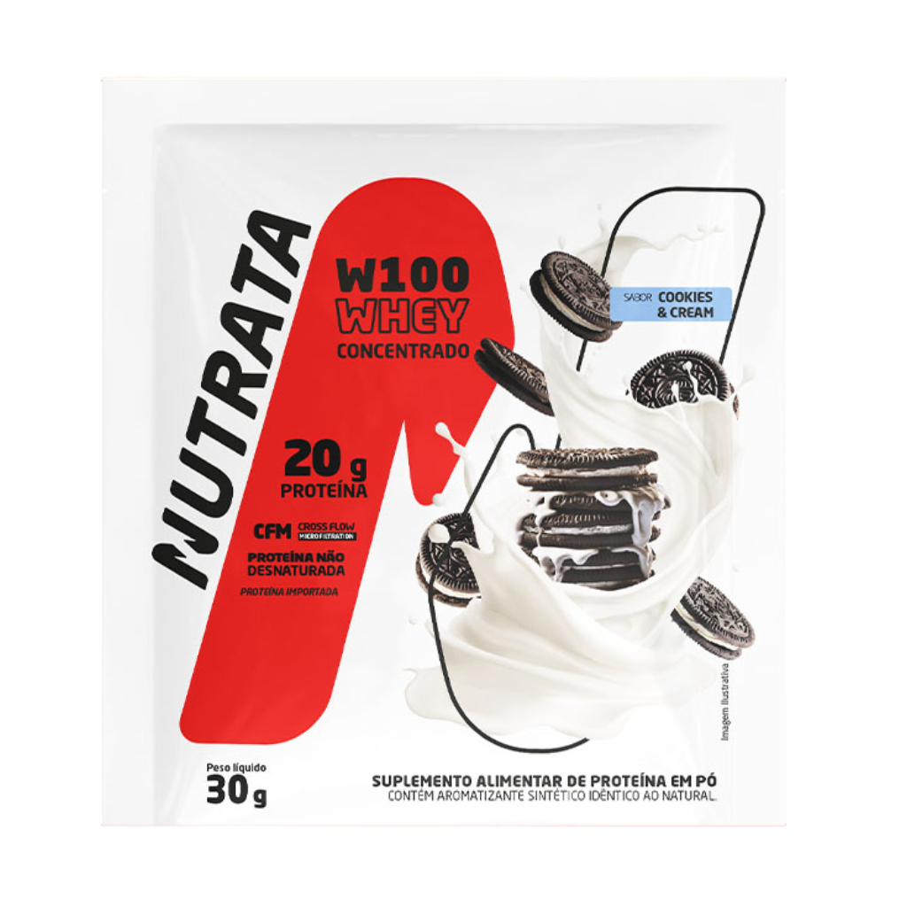 Sachê W100 Whey 30g - Nutrata