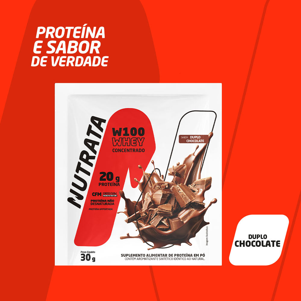 Sachê W100 Whey 30g - Nutrata