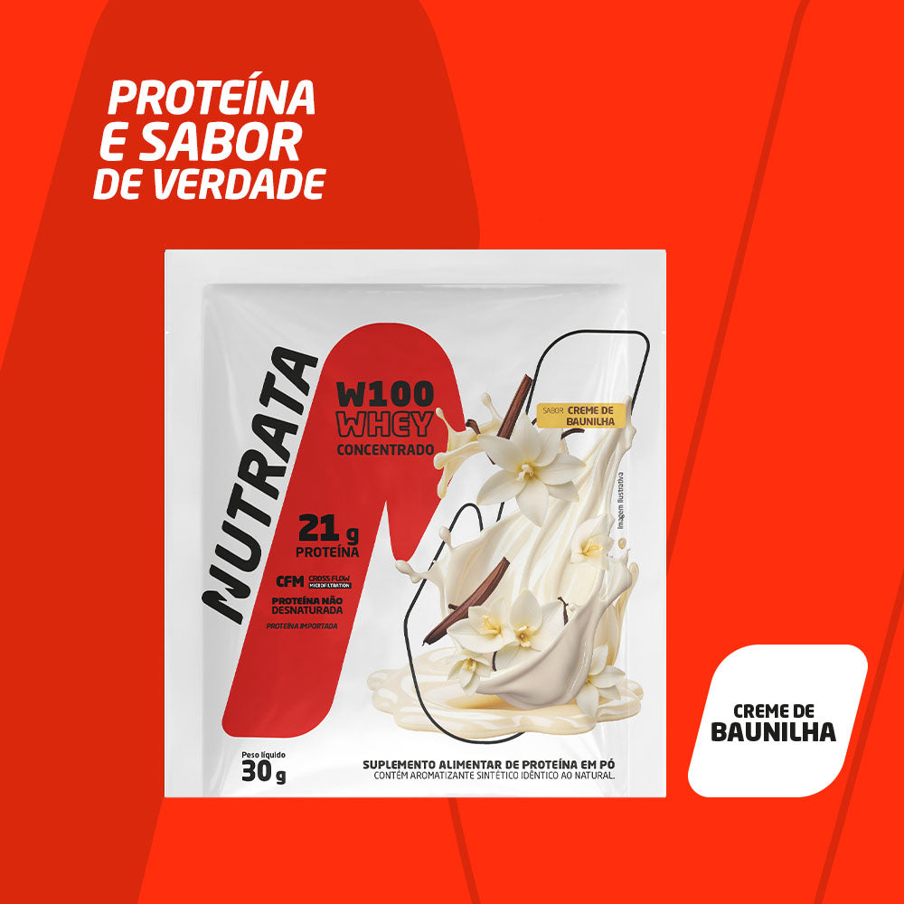 Sachê W100 Whey 30g - Nutrata