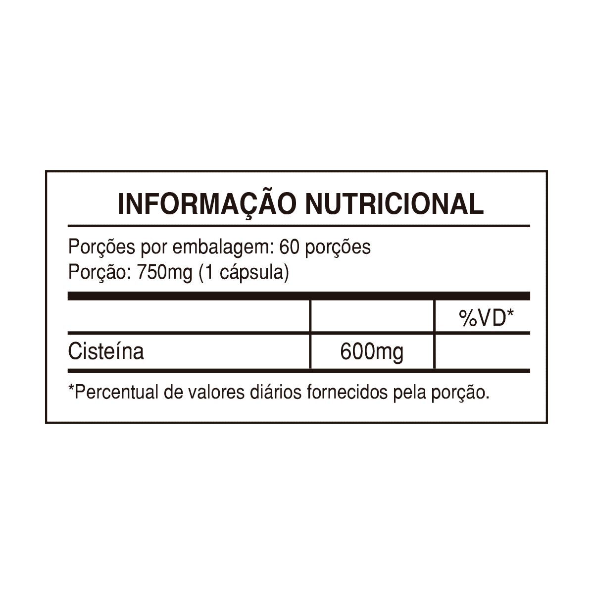 NAC Acetilcisteina 600mg 60 Caps - Health Labs