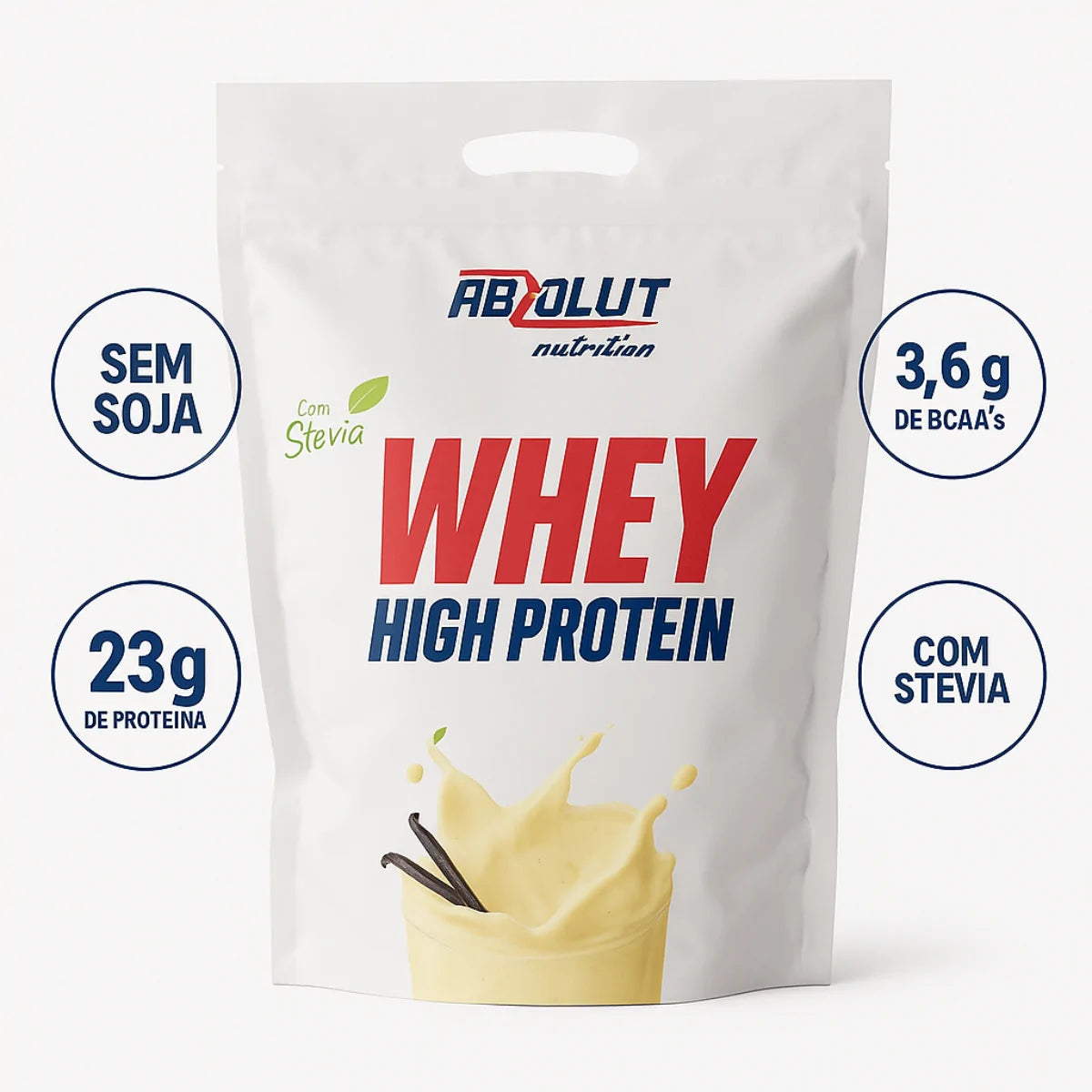 Whey High Protein 900g Refil - Absolut Nutrition