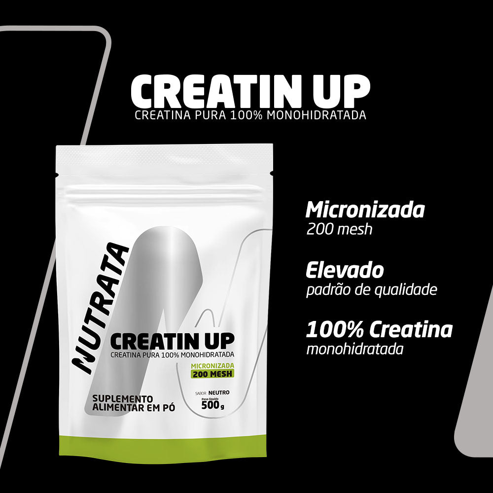 Creatina Creatin Up Refil 500g - Nutrata