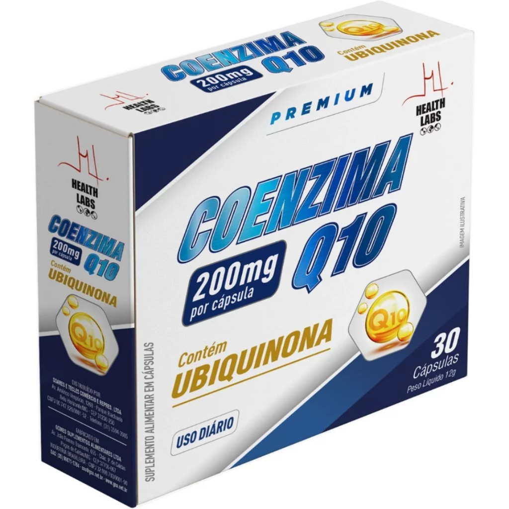 Coenzima Q10 100mg 60 Caps - Health Labs