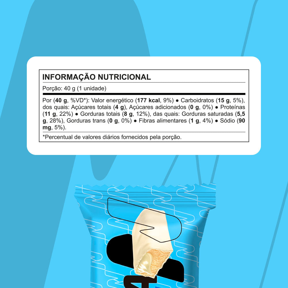 Display c/ 12 Whey Grego Bar Beijinho 40g - Nutrata