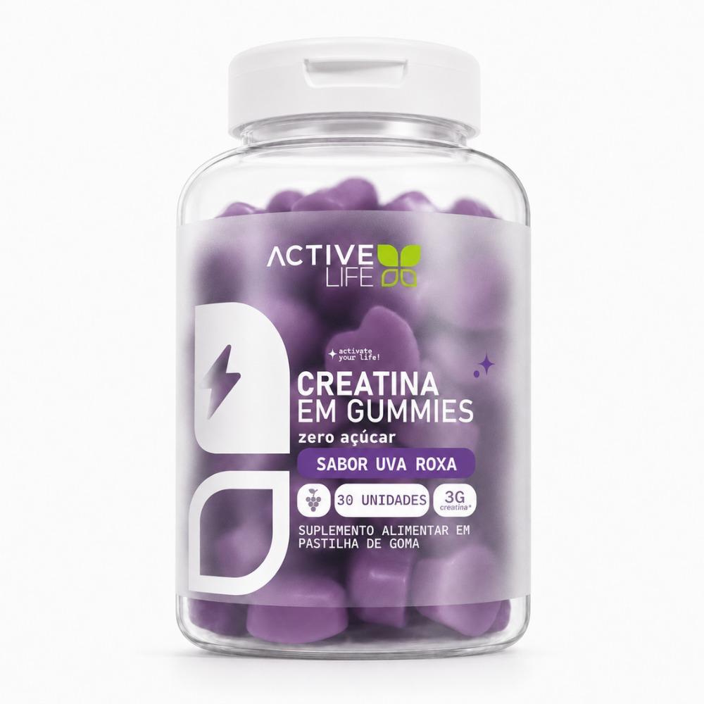 Gummy Creatina 30 Gomas - Active Life