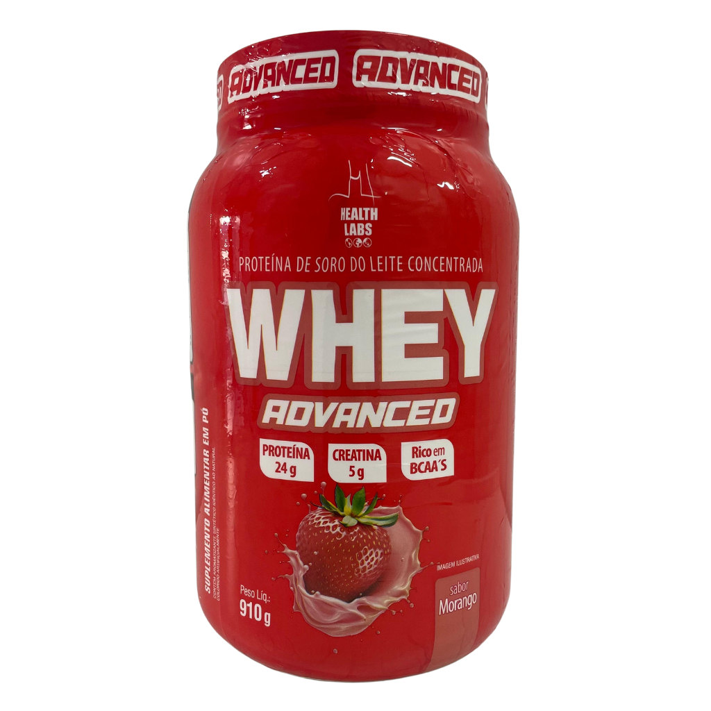 Whey Protein Advanced 24g Proteina 910g - Health Labs