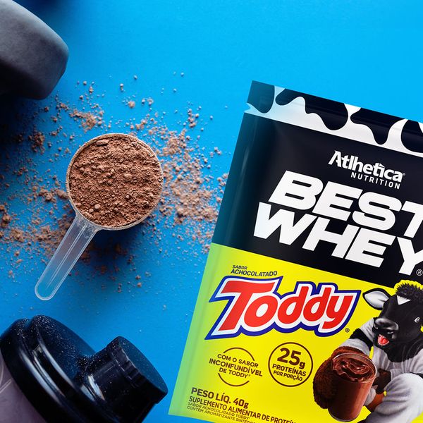 Display c/ 15 Best Whey Sachê 40g Toddy - Atlhetica