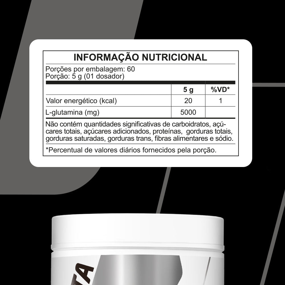 Glutamina 300g - Nutrata