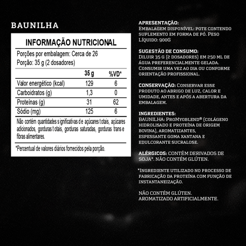 Carnibol 900g Proteina Da Carne - Darkness