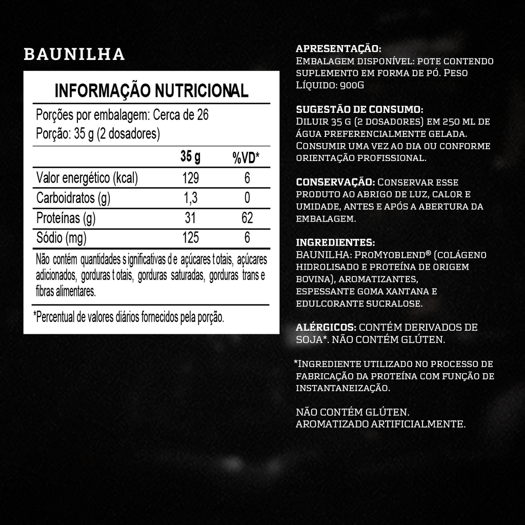 Carnibol 900g Proteina Da Carne - Darkness
