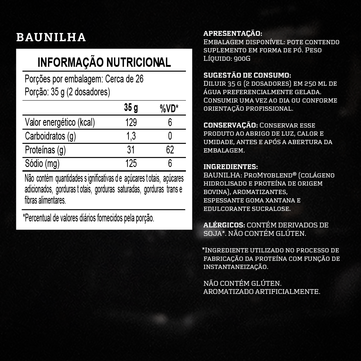 Carnibol 900g Proteina Da Carne - Darkness