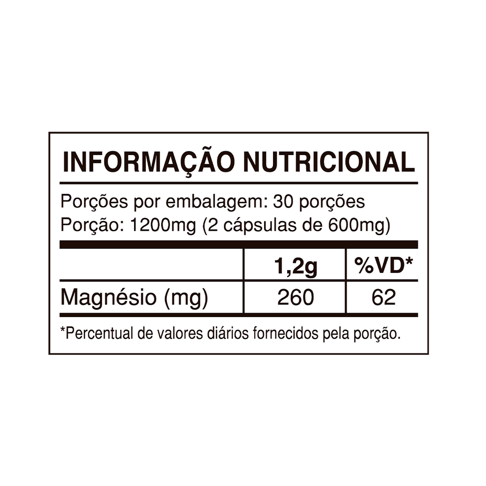 Malato de Magnesio 60 Caps - Health Labs