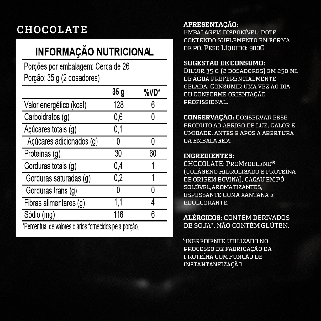 Carnibol 900g Proteina Da Carne - Darkness